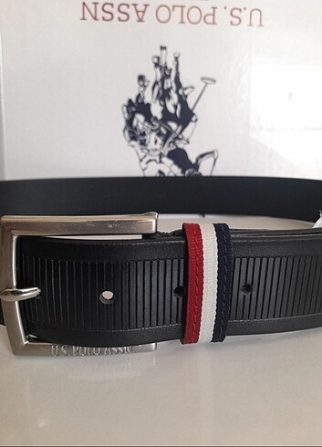 US POLO ASSN ERKEK DERİ KEMER 