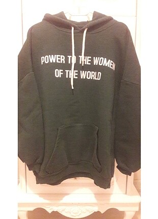 Yeşil sweatshirt