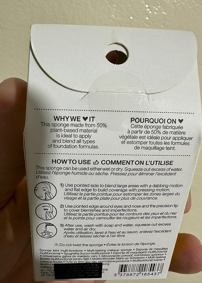 SEPHORA sünger - Görsel 3