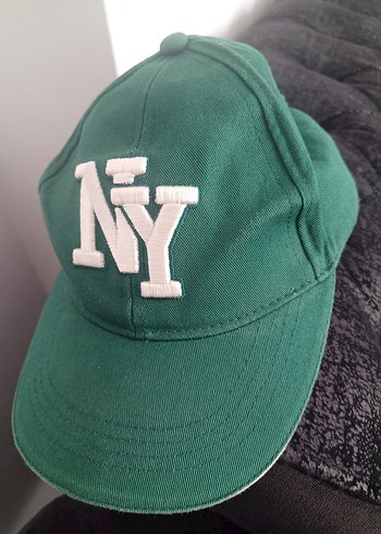 Yeşil Şapka Ayarlı NY Nakışlı