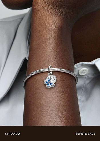 Minimalist Bej Boncuklu Kadın Bileklik Pandora - Görsel 5