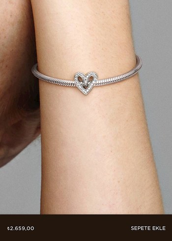 Minimalist Bej Boncuklu Kadın Bileklik Pandora - Görsel 2