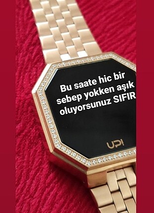 UP MİNİ EDGE MATTE ROSE GOLD SAAT