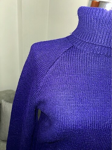 Koyu mor kazak - Görsel 2