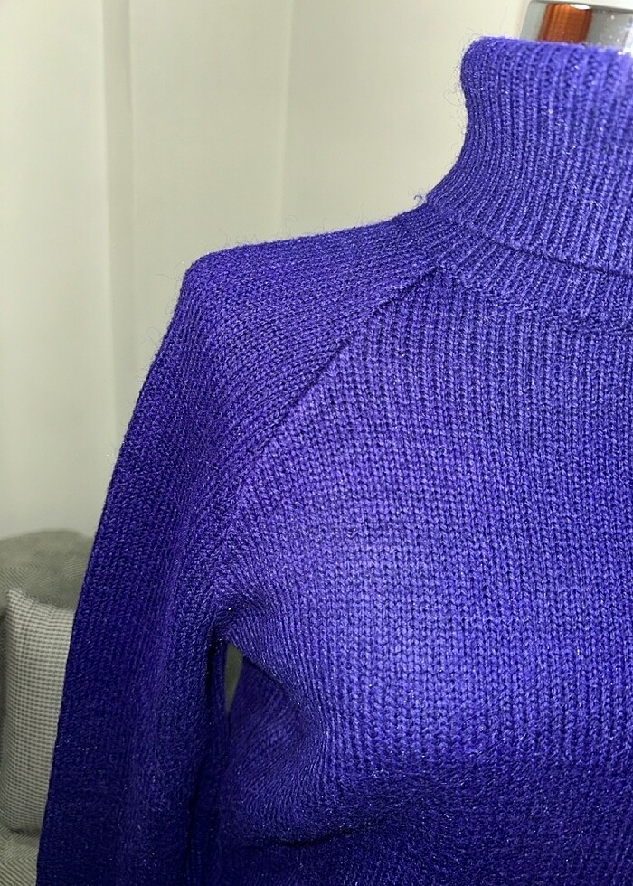 Koyu mor kazak - Görsel 2