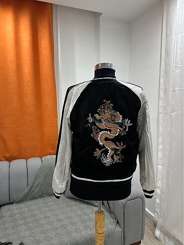 Çift model yeşil siyah ceket - Görsel 4