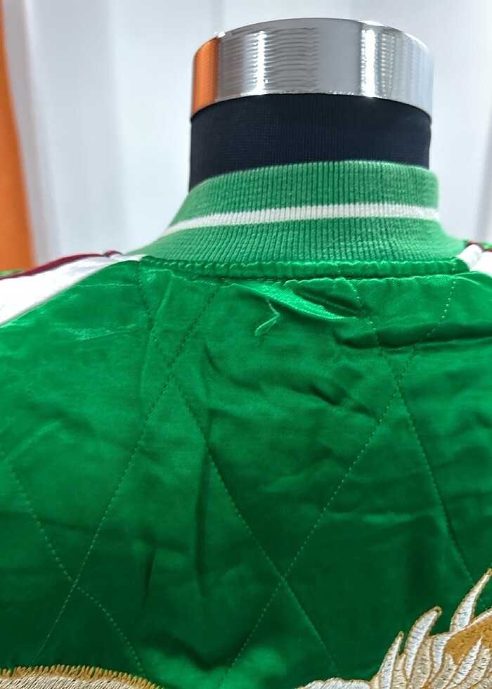 Çift model yeşil siyah ceket - Görsel 3