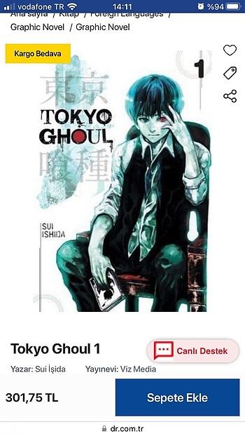 Manga Tokyo gül kitabı