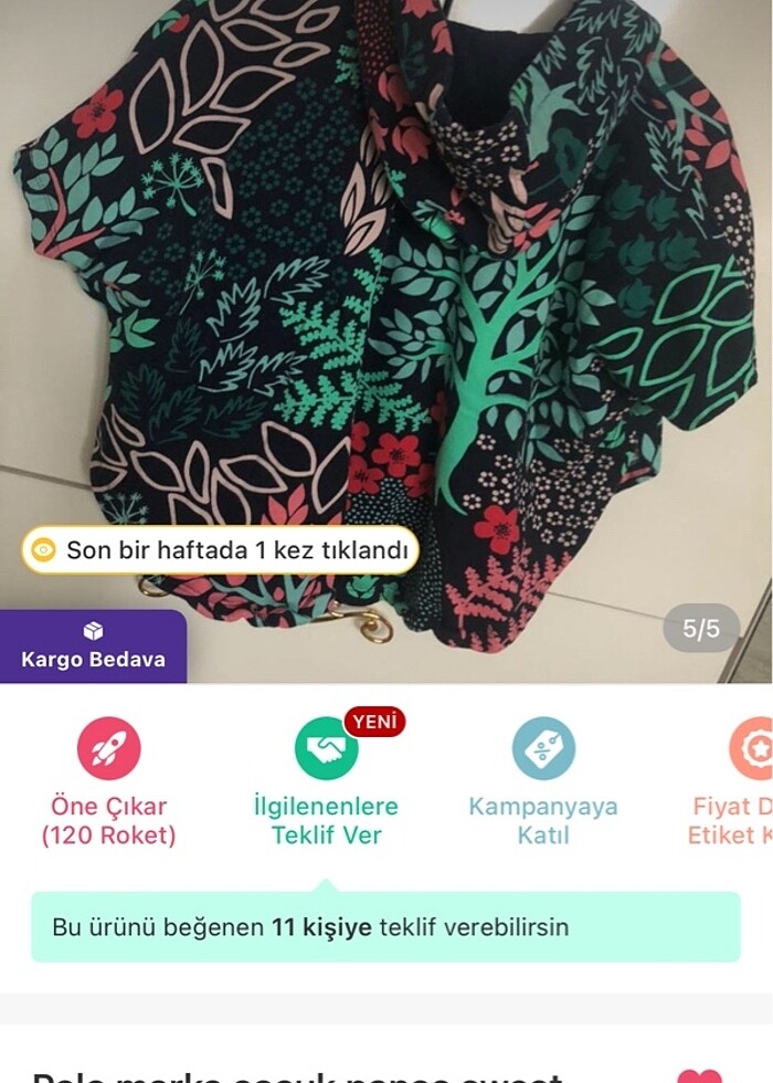 Polo marka kız çocuk panço - Görsel 5