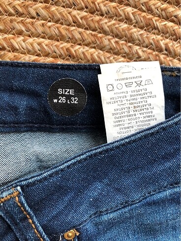 26 Beden lacivert Renk Koton kadın kot pantalon