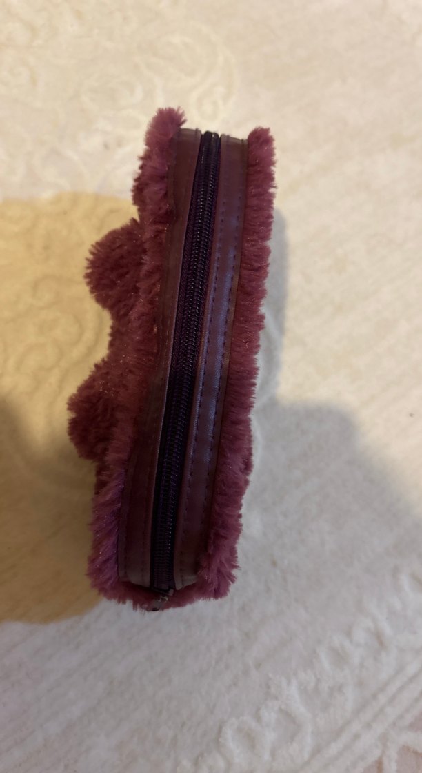 Mor Peluş Çocuk kalemlik - Görsel 5