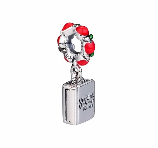  Beden kırmızı Renk Gümüş disney charm