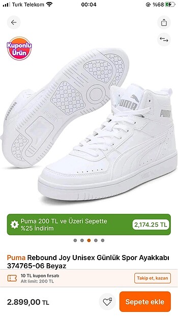 Puma Orjinal Puma bilek spor blezır