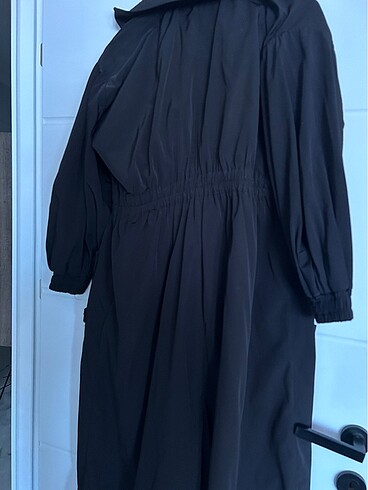 xl Beden Siyah Trençkot ( Kevser sarıoğlu)