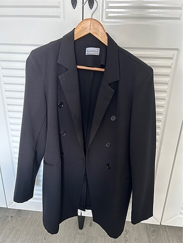 Siyah blazer ceket
