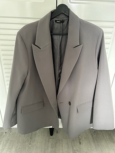 Gri blazer ceket