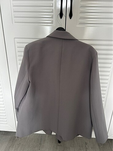 42 Beden gri Renk Gri blazer ceket