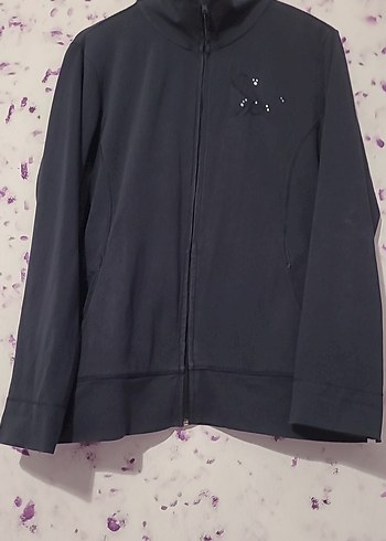 Esprit Fermuarlı Lacivert Kadın Sweatshirt Ceket