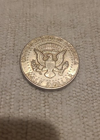 1964 U.S.A KENNEDY GÜMÜŞ YARIM DOLAR - Görsel 3