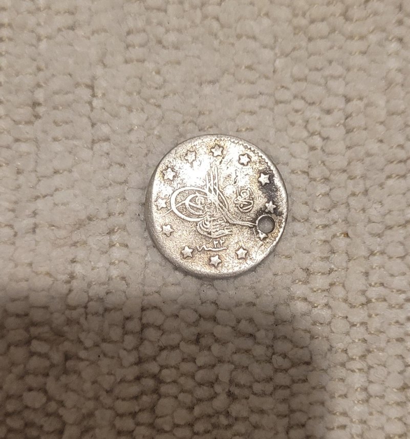 ESKİ MADENİ PARA GÜMÜŞ 1 KURUŞ - Görsel 2