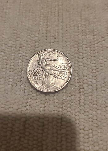 1913 İTALYA 20 CENTISINI - Görsel 3