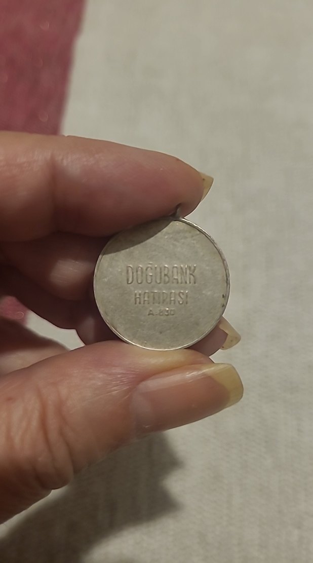 DOĞUBANK AÇILIŞI HATIRASI GÜMÜŞ MADALYON - Görsel 3