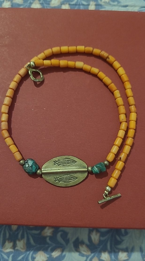 BALIK BURCU TURKUAZ TAŞLI KOLYE - Görsel 5