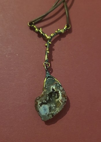 KRİSTAL AKİK KOLYE DOĞALTAŞ - Görsel 3