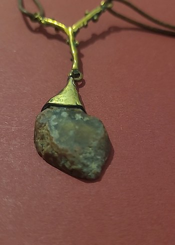 KRİSTAL AKİK KOLYE DOĞALTAŞ - Görsel 2