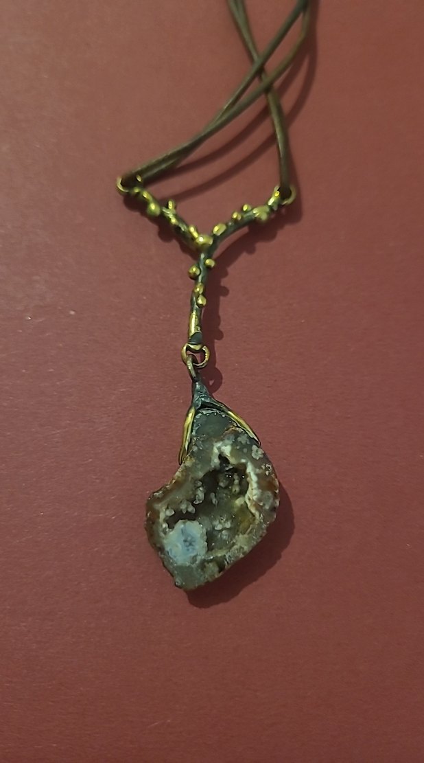 KRİSTAL AKİK KOLYE DOĞALTAŞ - Görsel 3