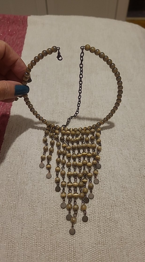 ŞIK TASARIM ŞELALE KOLYE - Görsel 4