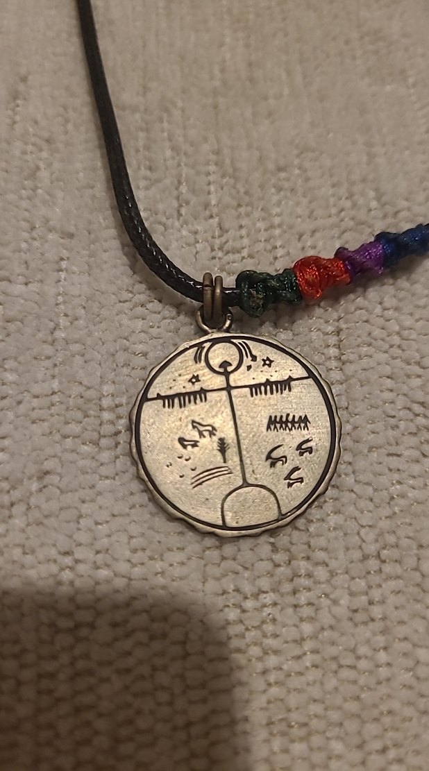 925 AYAR ŞAMAN DAVULU KOLYE - Görsel 4