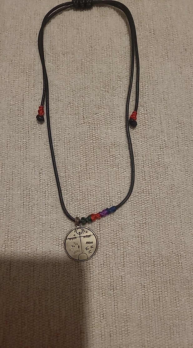 925 AYAR ŞAMAN DAVULU KOLYE - Görsel 3