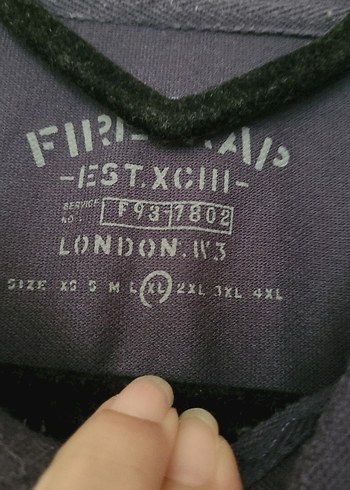 l/xl Beden gri Renk Gri Kısa Kollu Polo Tişört