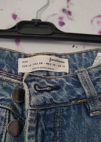 40 Beden Stradivarius Kadın Denim Pantolon