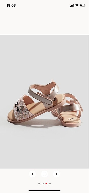 H&M kız çocuk sandalet