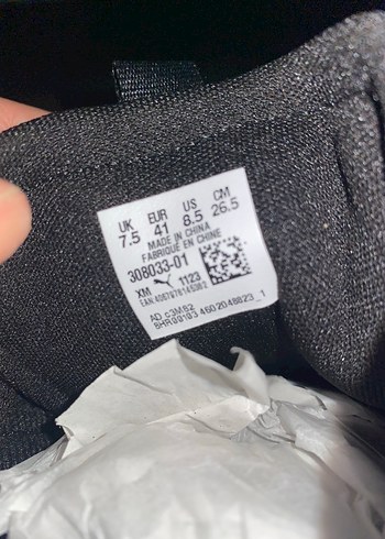 Puma siyah ayakkabı - Görsel 6