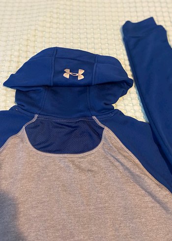 Gri Kapüşonlu Sweatshirt - Görsel 2