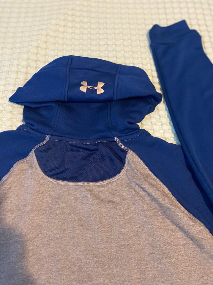 Gri Kapüşonlu Sweatshirt - Görsel 2