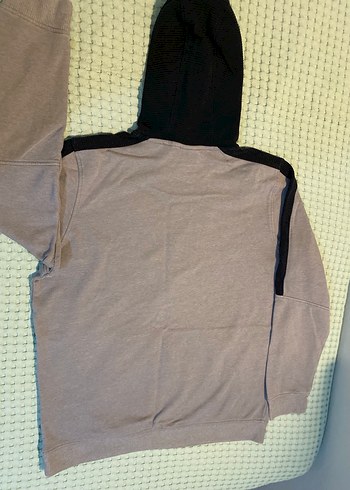 Gri Kapüşonlu Erkek Sweatshirt - Görsel 2