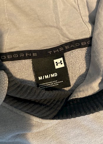 Gri Kapüşonlu Erkek Sweatshirt - Görsel 4