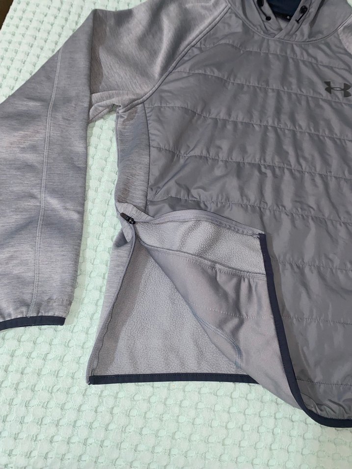 Gri Kapüşonlu Erkek sweat - Görsel 3