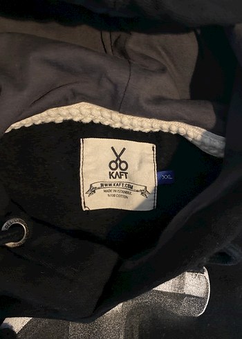 Erkek Siyah Gotik Kapüşonlu Sweatshirt - Görsel 4