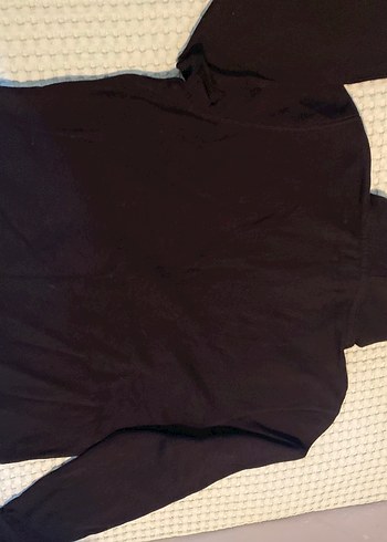 Erkek Siyah Gotik Kapüşonlu Sweatshirt - Görsel 2