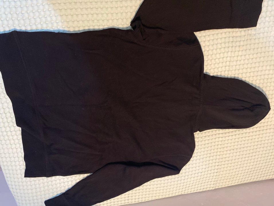 Erkek Siyah Gotik Kapüşonlu Sweatshirt - Görsel 2