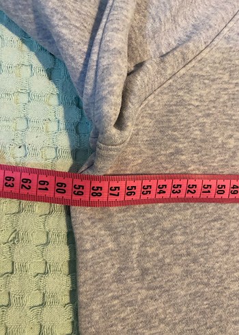 Uzun Kollu Gri Kapüşonlu Erkek Sweatshirt - Görsel 4