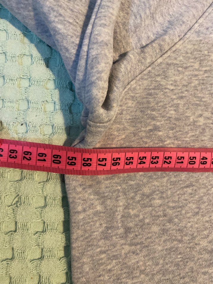 Uzun Kollu Gri Kapüşonlu Erkek Sweatshirt - Görsel 4