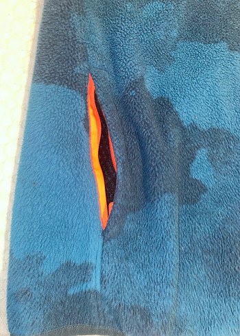 Erkek Çocuk Mavi Batik Fermuarlı Mont - Görsel 4