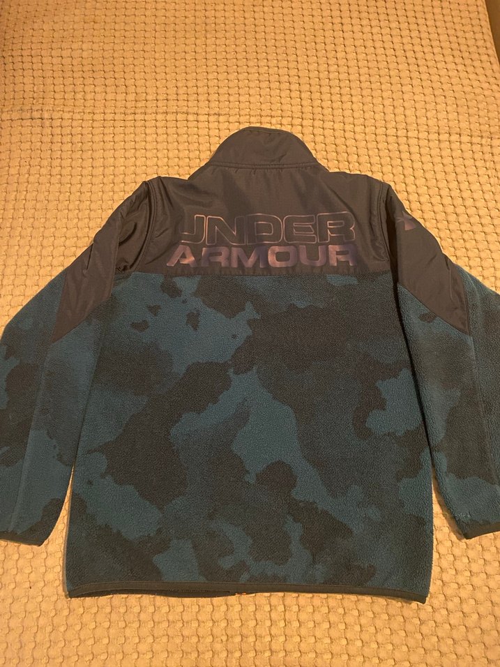 Erkek Çocuk Mavi Batik Fermuarlı Mont - Görsel 5