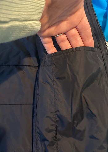 Erkek Mavi Fermuarlı yağmurluk rüzgarlık - Görsel 4